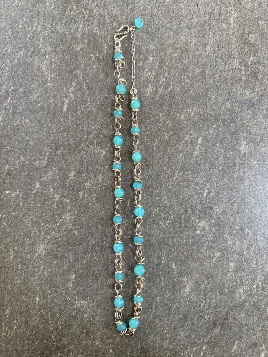 Jewelry - Turquoise Bead Chain Necklace - Women Jewelry